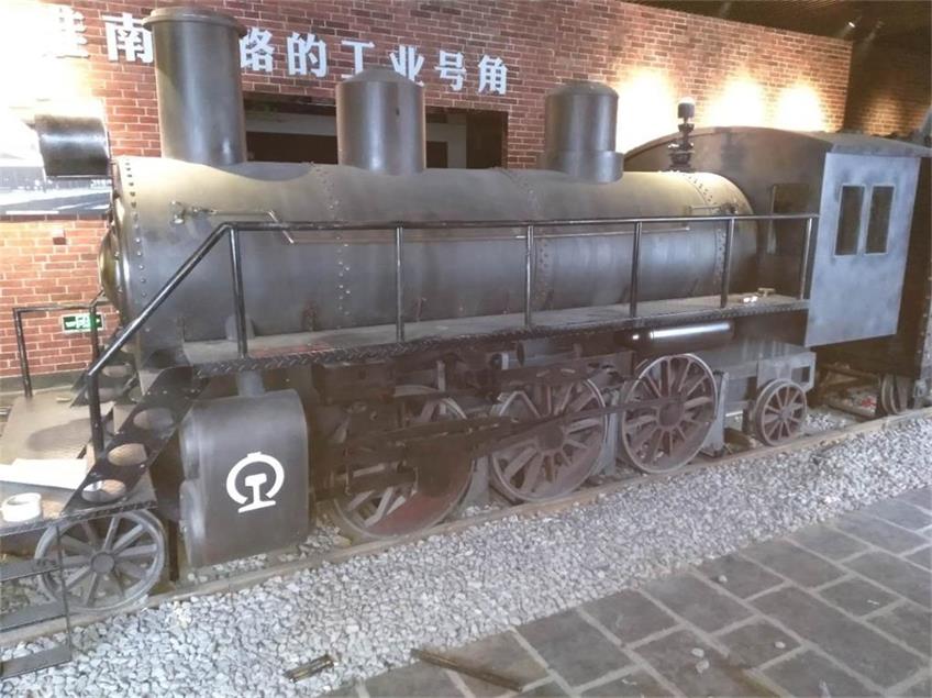 灵武县蒸汽火车模型