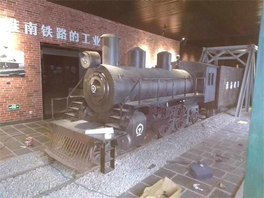 灵武县蒸汽火车模型